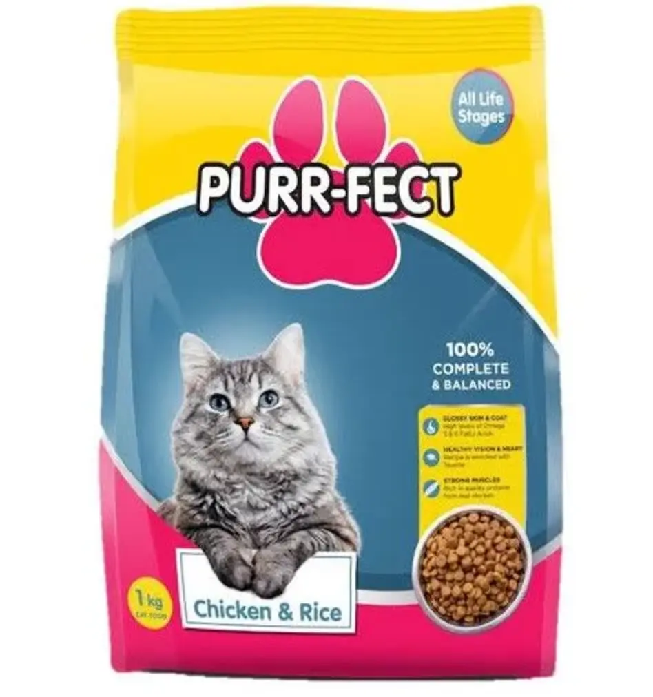 Purrfect Chicken&Rice Cat Food 1Kg